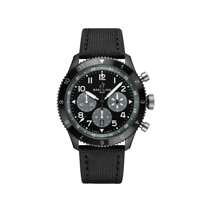 Super AVI B04 Chronograph GMT 46 Mosquito Night Fighter - SB04451A1B1X1