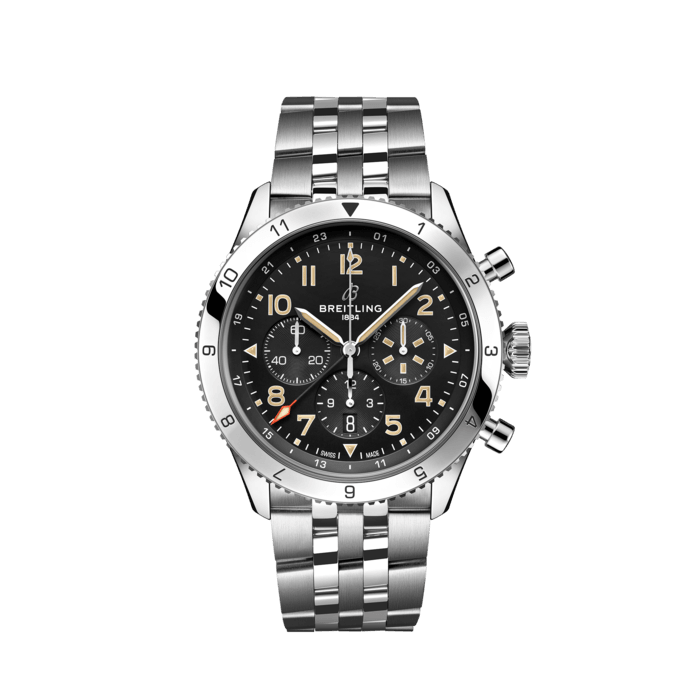 超级AVI双时区B04计时腕表46 P-51野马版（Super AVI B04 Chronograph GMT 46 P-51 Mustang） - AB04453A1B1A1