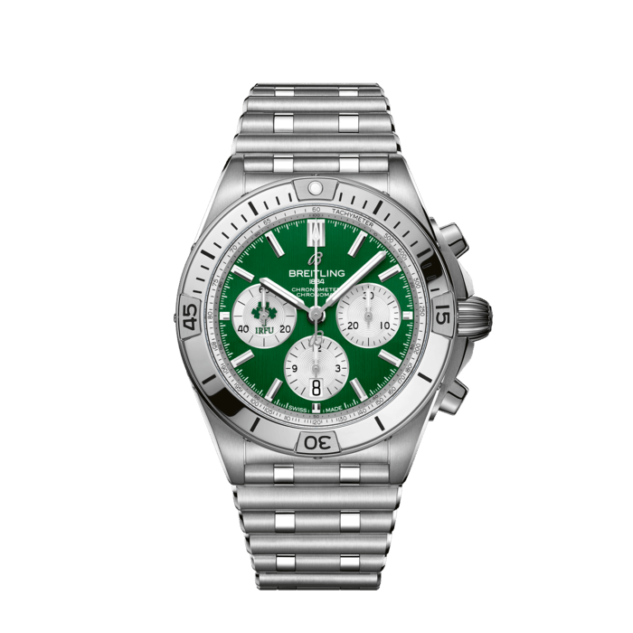 Chronomat B01 42機械計時腕錶「六國錦標賽愛爾蘭特別版」 - AB0134A91L1A1