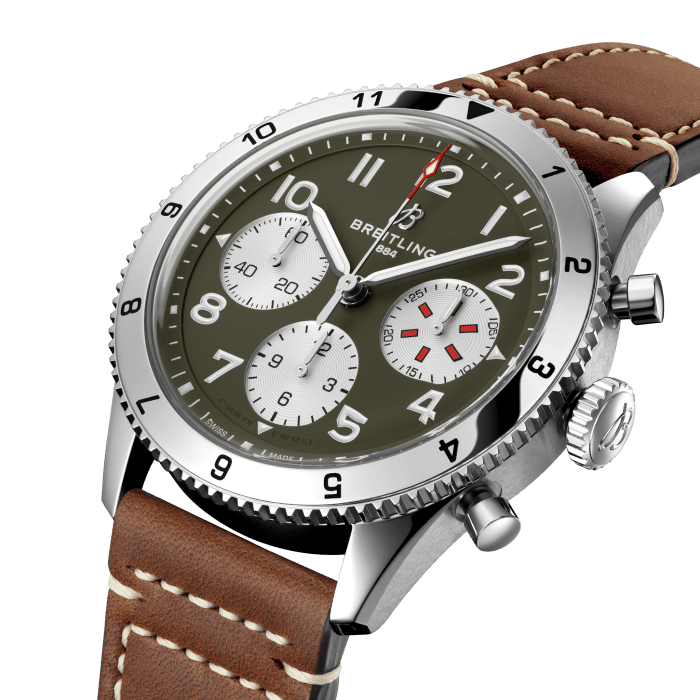 传奇航空系列计时腕表42柯蒂斯战鹰特别版（Classic AVI Chronograph 42 Curtiss Warhawk）