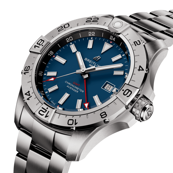 Avenger Automatic GMT 44 Edelstahl - Blau A32320101C1A1