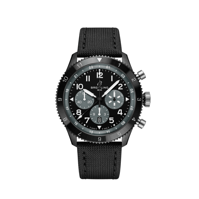 Super AVI B04 Chronograph GMT 46 Mosquito Night Fighter, Ceramic - Black
A pilot’s-watch throwback inspired by the legendary Mosquito.