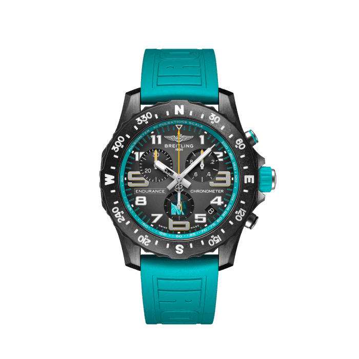 Endurance Pro IRONMAN® 70.3 World Championship, Breitlight® - Anthracite
Breitling’s IRONMAN® 70.3 World Championship edition ultra-lightweight Endurance Pro watch.