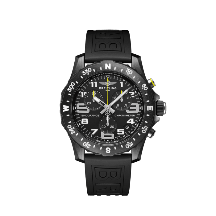 Endurance Pro, Breitlight® - Schwarz
Die Endurance Pro ist sowohl als federleichte Wettkampfuhr wie auch als lässiger Sportchronograph für jeden Tag konzipiert. Sie repräsentiert die perfekte Verschmelzung von höchster Präzision, innovativer Technologie und frischem, farbenfrohem Design. Sie ist die ultimative Athleisure-Uhr.