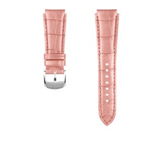 粉色鱷魚皮錶帶