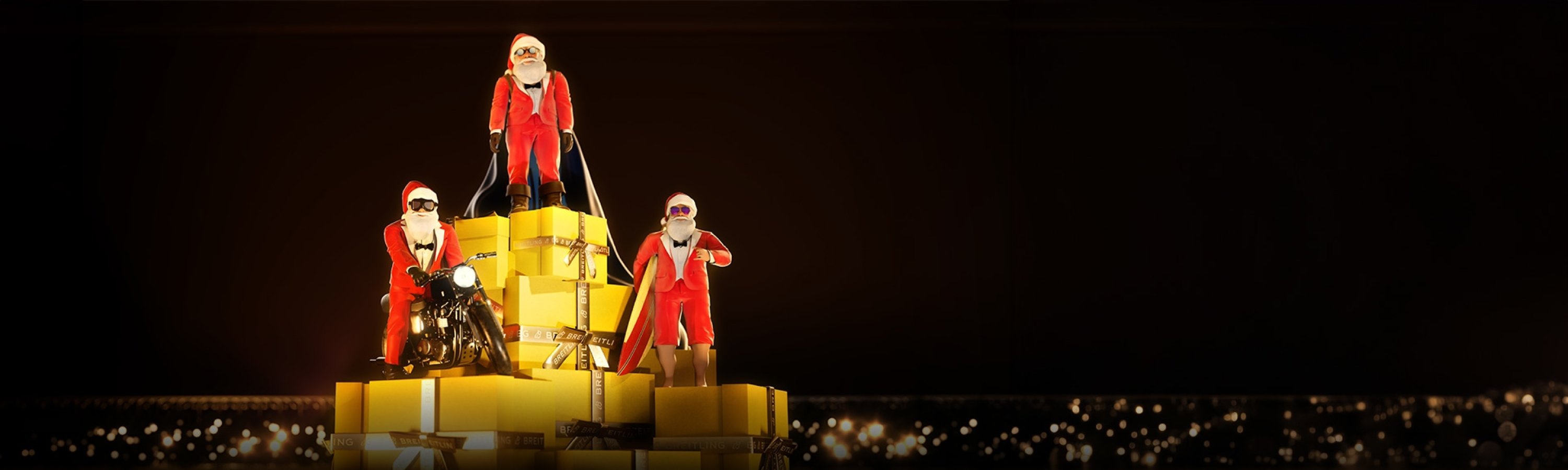 ラグジュアリーなクリスマスギフトサンタ・スクワッドのギフト