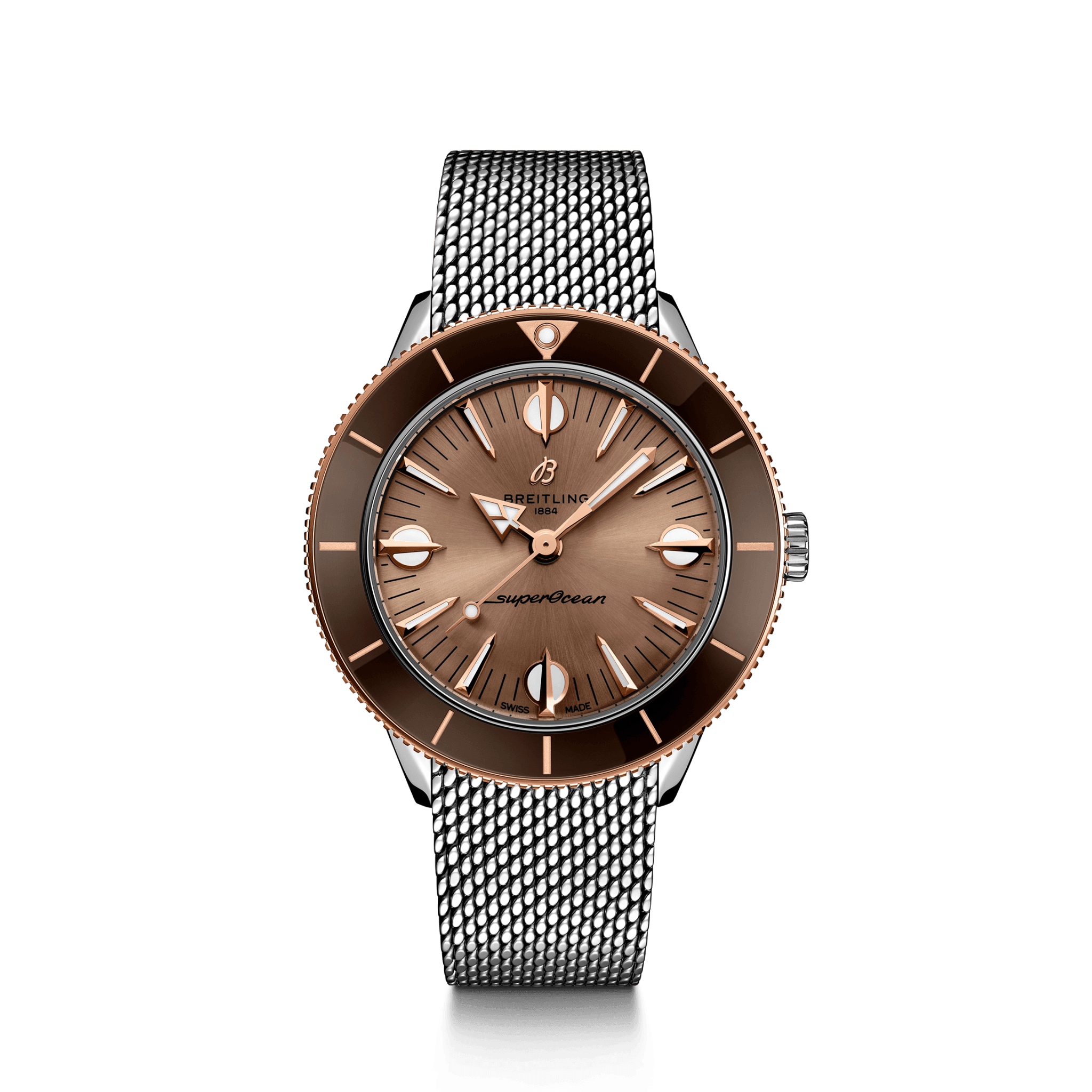 Superocean Heritage &amp;#39;57 Highlands Edelstahl und 18-karätiges Rotgold ...