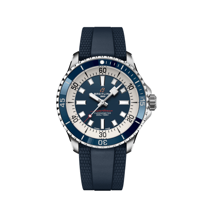 Superocean Automatic 42, Stainless steel - Blue
Performance and style for all your water-based pursuits.