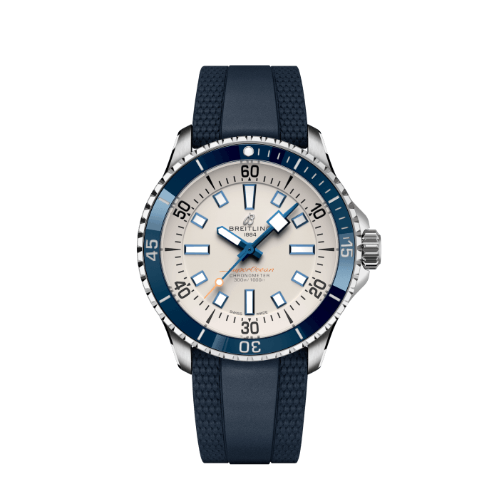 Superocean Automatic 42, Acciaio inossidabile - Crema
Prestazioni e stile per tutte le attività acquatiche.