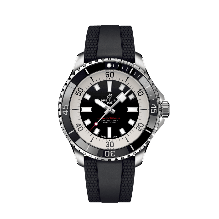 Superocean Automatic 44, Acero inoxidable - Negro
Rendimiento y estilo para todas sus actividades acuáticas.