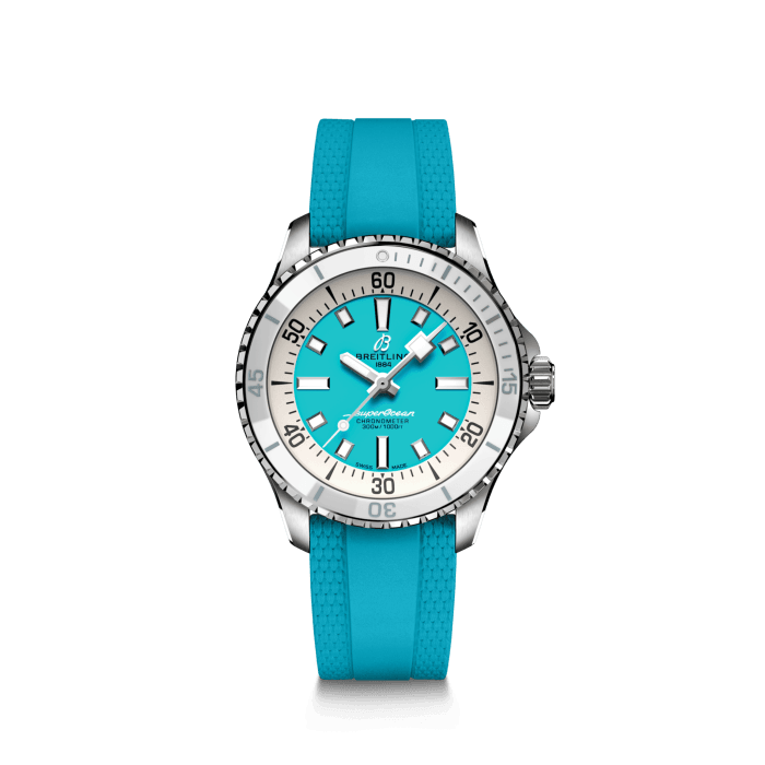 Superocean Automatic 36, Acciaio inossidabile - Turchese
Prestazioni e stile per tutte le attività acquatiche.