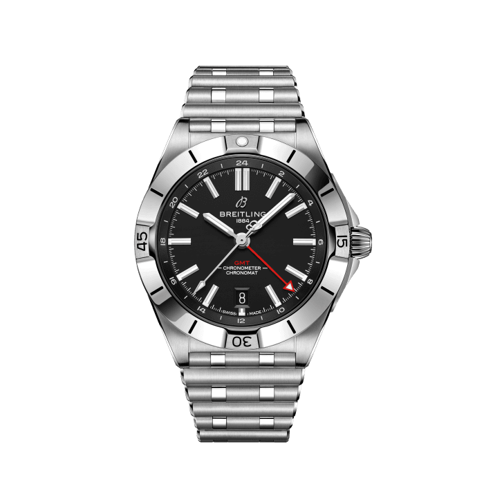 Chronomat Automatic GMT 40, Acier inoxydable - Noir
Style globe-trotter