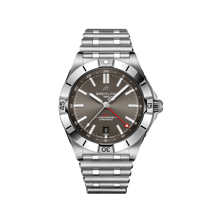 Chronomat Automatic GMT 40, Acciaio inossidabile - Antracite
Stile globetrotter