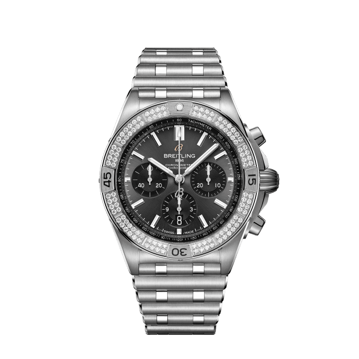 Chronomat B01 42 Japan Limited, Stainless steel (gem-set) - Anthracite
Breitling’s all-purpose watch for your every pursuit.