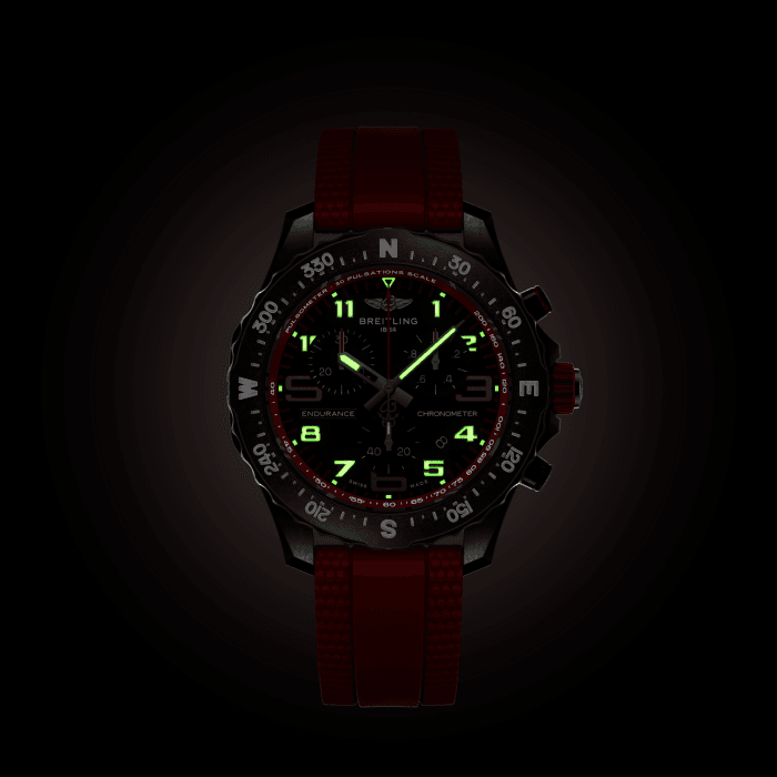 Breitling Endurance Pro 38mm Unisex Watch Purple Rubber