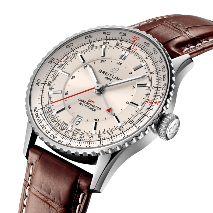 航空计时世界时间自动机械腕表41（Navitimer Automatic GMT 41）