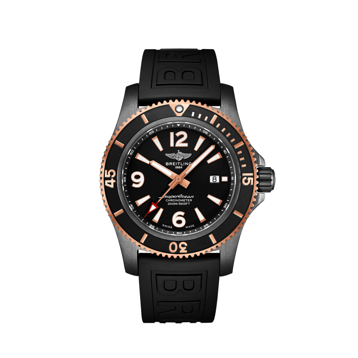 超级海洋自动机械腕表46黑钢特别版（Superocean Automatic 46 Black Steel） - U17368221B1S1