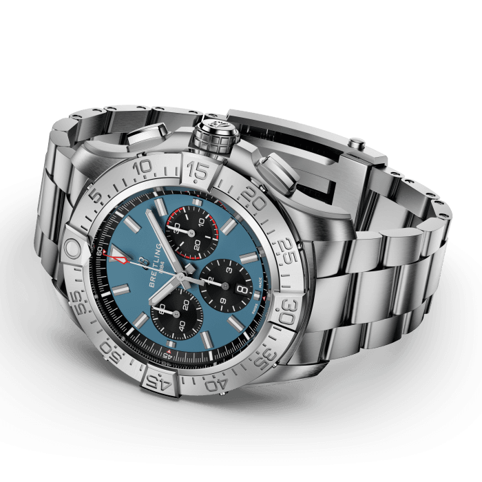 Super Avenger B01 Chronograph 46 Titanium Blue EB0148101C1E1 Breitling
