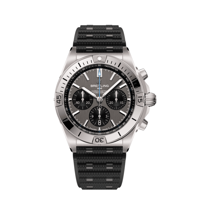 Chronomat B01 42, Titan - Anthrazit
Breitlings Uhr für jede Situation und Aktivität.