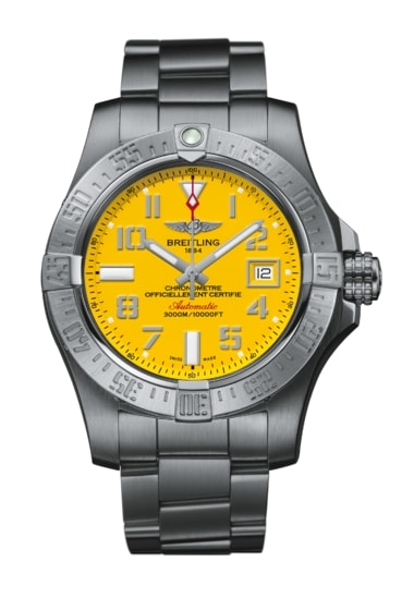 breitling Timing 44 Timer MOP Automatic Steel Men's Watch AB011012/A690