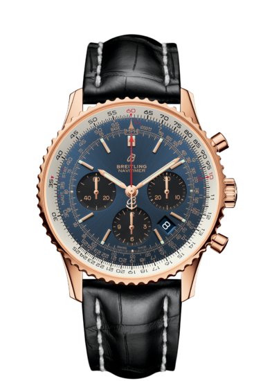 Breitling Galaxy unit world time stainless steel black 44 mmbreitling Galaxy Monomer World Time stainless steel black dial black dial black leather strap 44 mm
