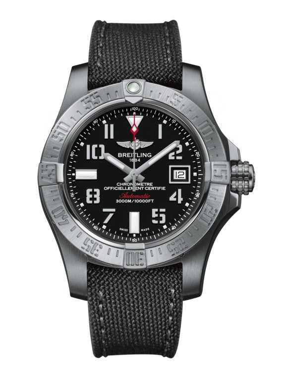 breitling Timing 38 Fashion T Steel Black Dial Croco Strap W1331012/BD92 - Year: 2021