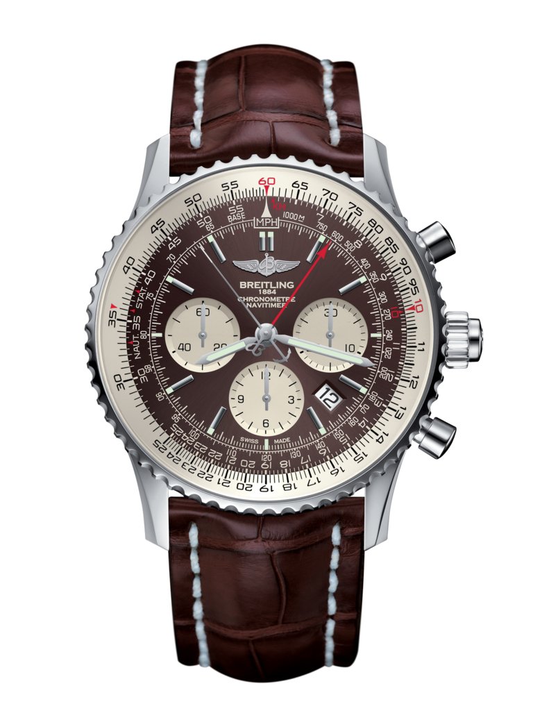 breitling navitimer braun