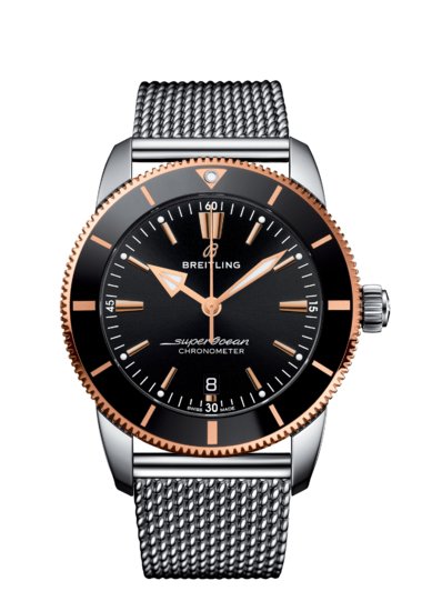 breitling superocean heritage mesh bracelet