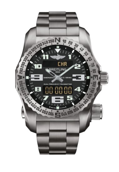 breitling with digital display