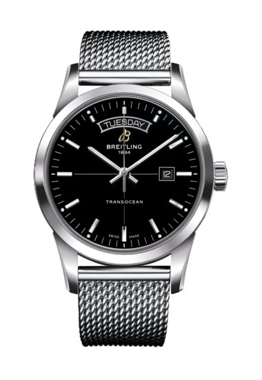 breitling transocean black