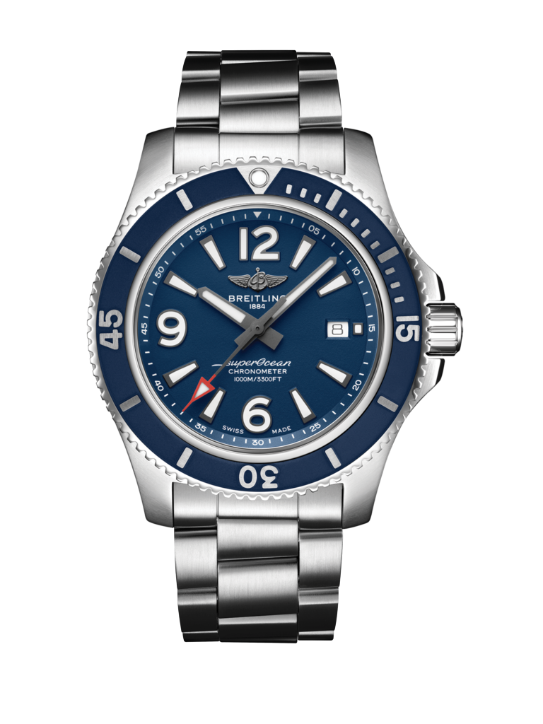 breitling Super Ocean Heritage II B01 timing 44 mm silver