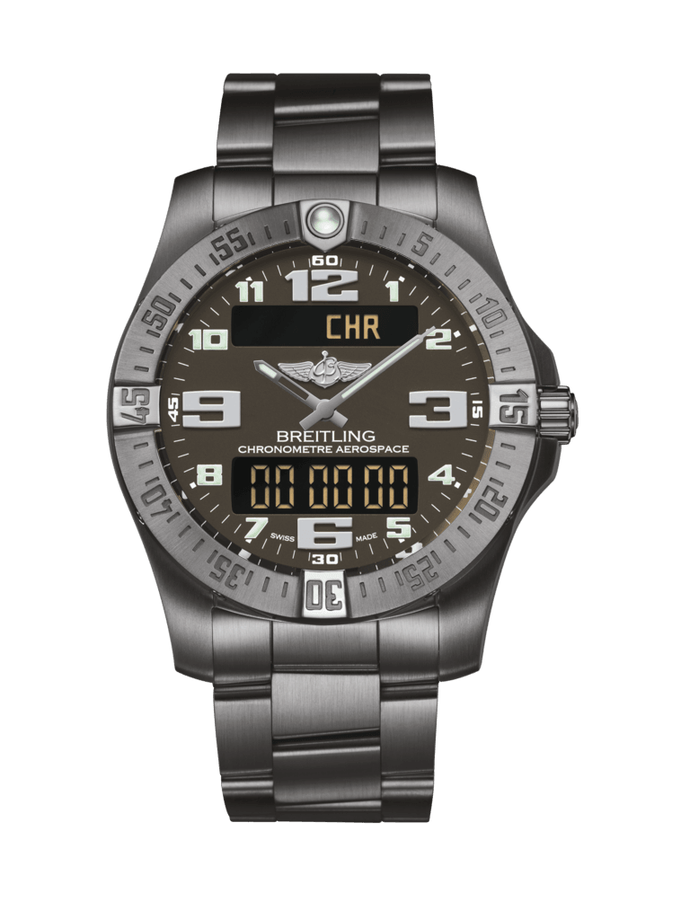 breitling digital chronograph