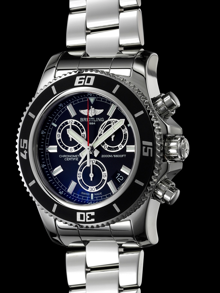Breitling Colter Ocean A773011 Quartz Steel Black Dial Ladybreitling Colter Ocean A77350 33.8 mm stainless steel women's watch