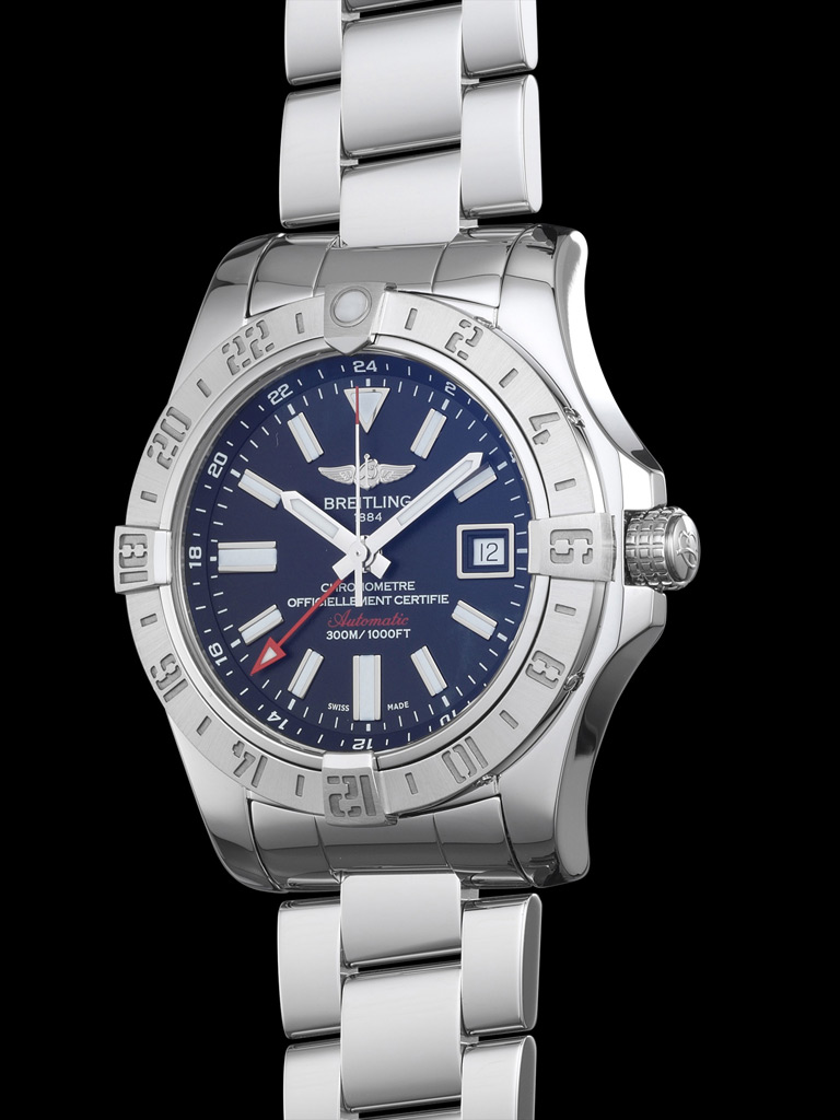 breitling Avengers chronometer 43mm automatic stainless steel blue dial A13385101C1x2