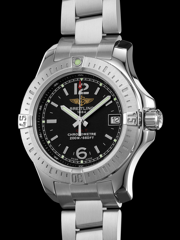 breitling timed 44 GMT stainless steel