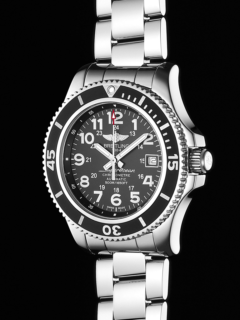 breitling Time Trial Men's 18k Gold Chronometer Watch K13048