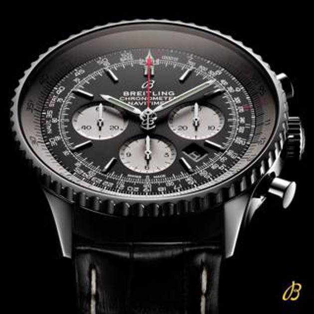 breitling Navitimer 1 Chronometer 41 stainless steel and rose gold silver dial stainless steel men's watch U13324211G1A1