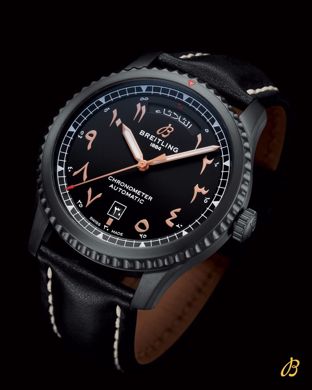 breitling Timed 44 GMT Timer Automaton Stahl AB042011 B-PBright Timed 44 GMT Timer Automata Starr Herrenur reference Ab0420